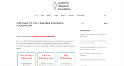 Desktop Screenshot of leukemia-research.org