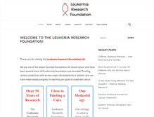 Tablet Screenshot of leukemia-research.org